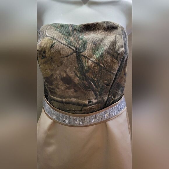 Alexia Designs Strapless Gown - Picture 4 of 6